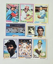 1978 VINTAGE Topps Baseball Cards - Base - Inserts - you pick # 26-724