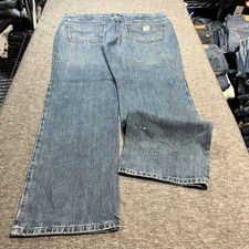 Carhartt B320-WTB Relaxed Fit Jeans Mens 38x32 Medium Wash Blue Denim Work Pants