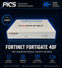 Fortinet FortiGate FG-40F Next Gen Firewall Security Appliance - No power