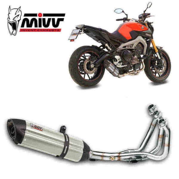 Yamaha MT09 13/19 Mivv Suono Edelstahl-Auspuffanlage / Y.042.L7-image