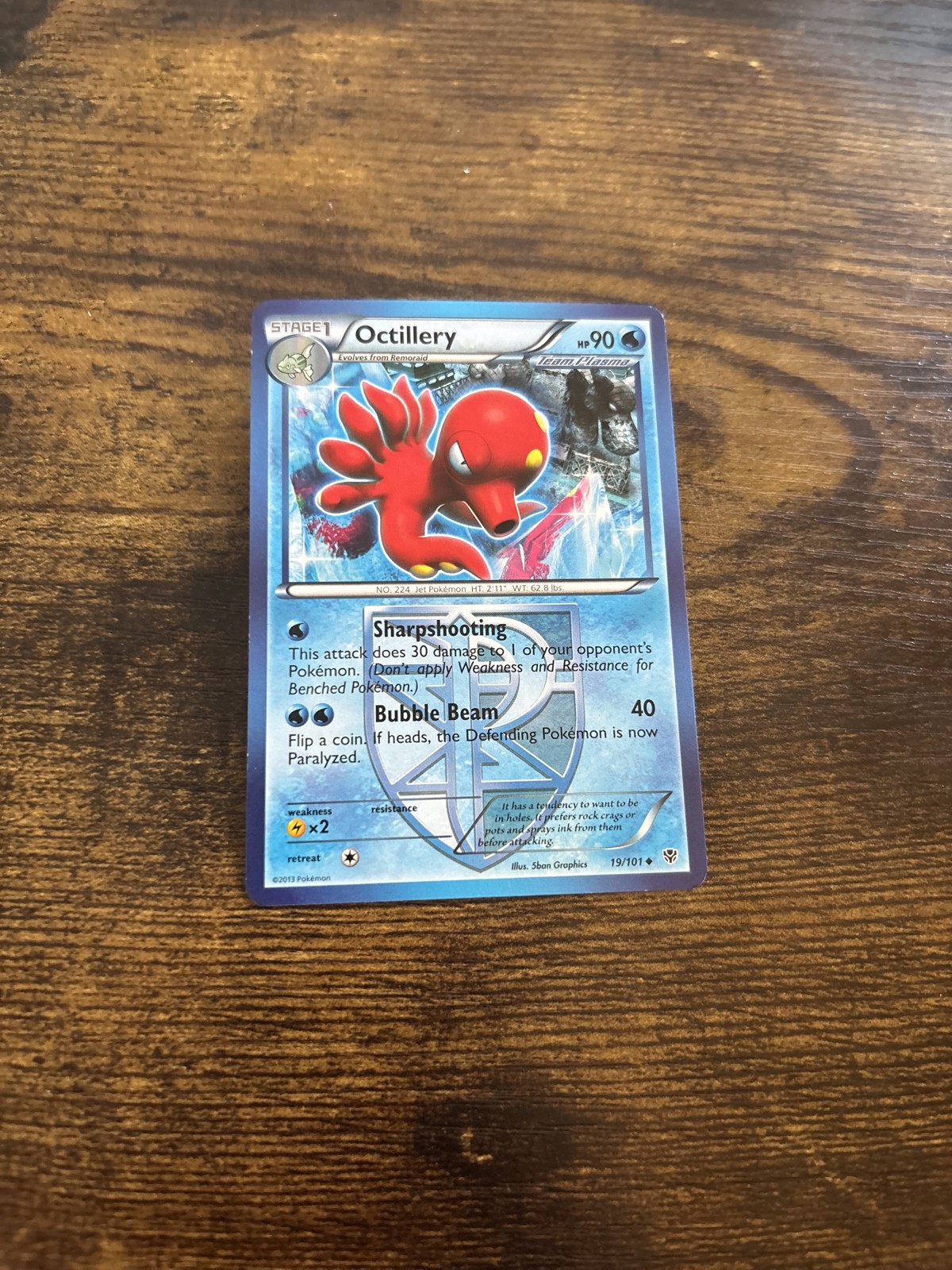 Octillery (Team Plasma) 19/101 Plasma Blast Regular