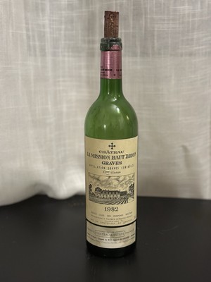 Château La Mission Haut Brion Graves 1982 Empty Wine Bottle with Cork Bordeaux