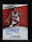 C.J. McCollum 2017-18 Panini Revolution Autograph Auto Card #A-CM
