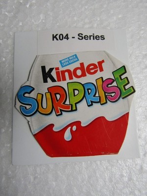 Kinder Überraschungsei Spielzeug K04 - Serienauswahl mit Papier