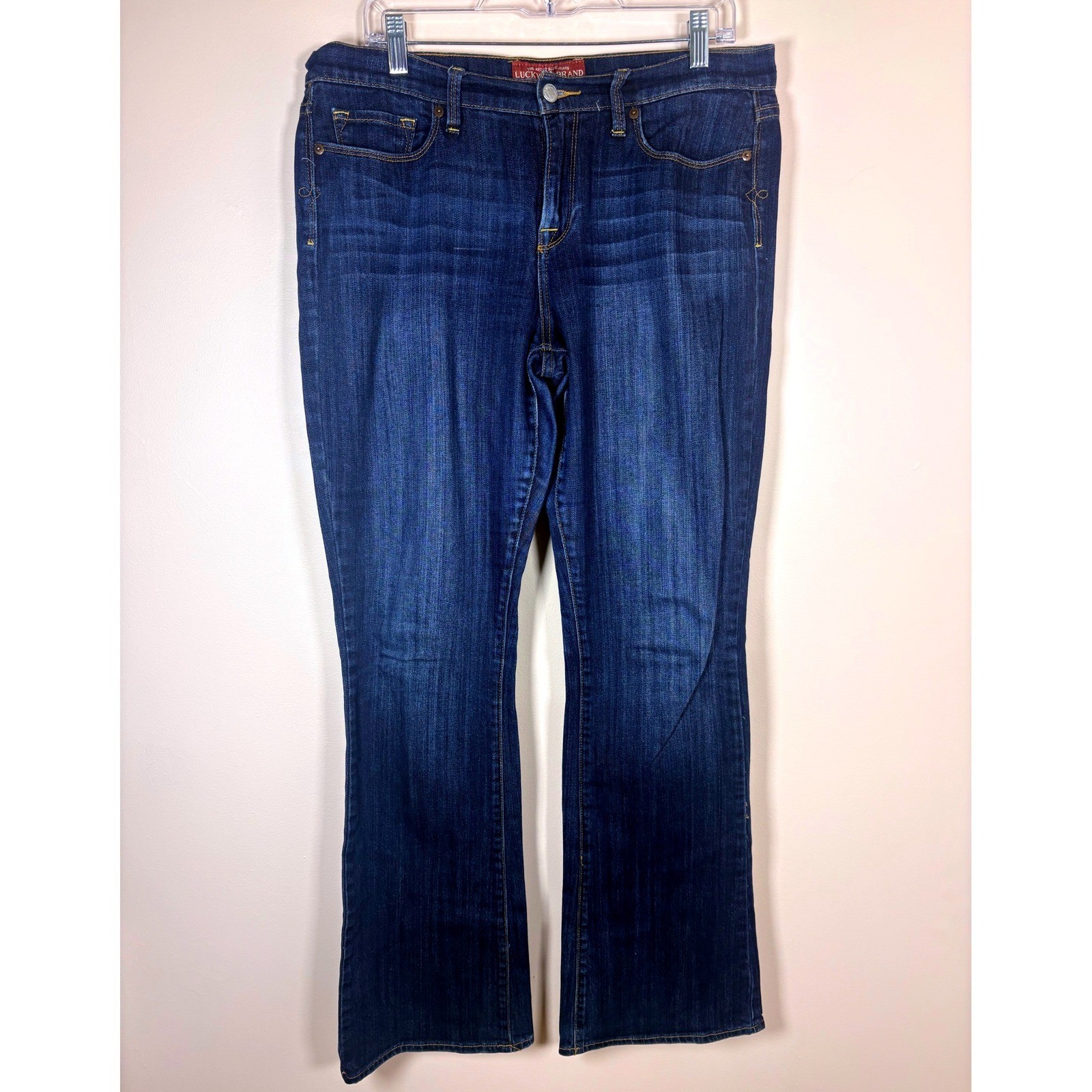 Lucky Brand SOFIA BOOT Jeans Women 14 32 Long Dark Wash Bootcut Denim