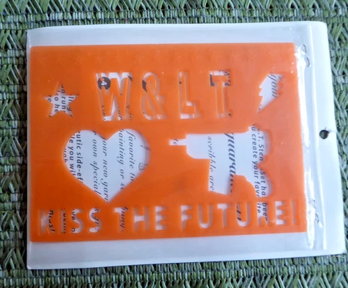 W&LT W.&L.T.  stencil set Walter van Beirendonck vintage