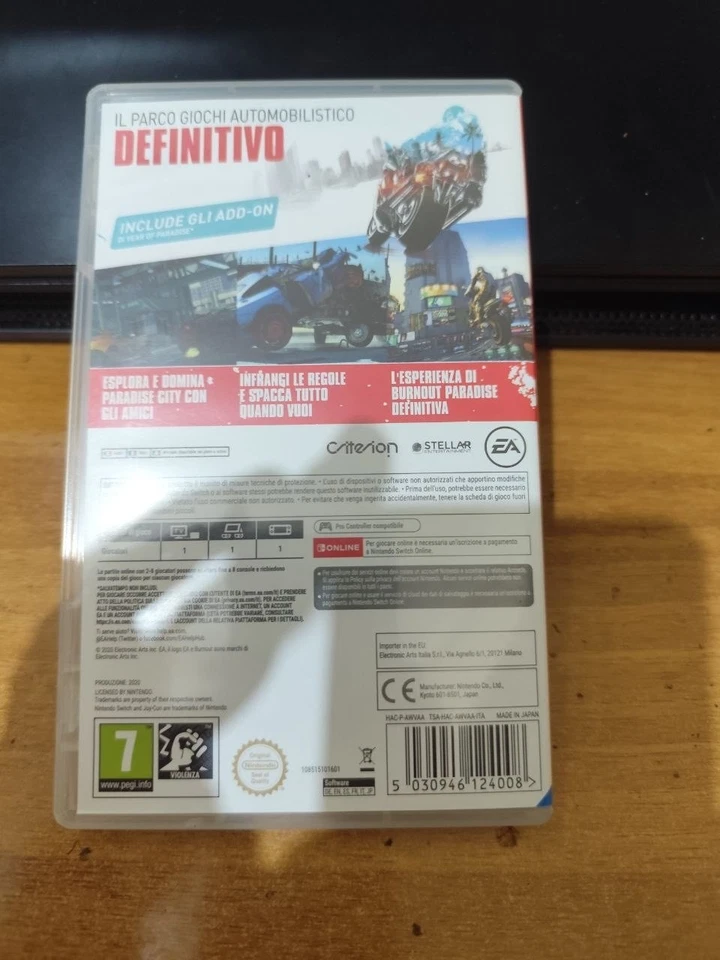 Burnout Paradise Remastered nintendo switch ITALIANO, foto 2 di 3