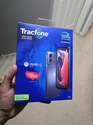 TracFone Moto G Play 2024 Smartphone 6.5