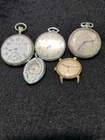 Set of 3 antique pocket watches running-Bulova runs and Coduro pendant runs