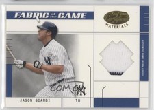 2003 Leaf Certified Materials Fabric of the Game Infield /100 Jason Giambi 04ra