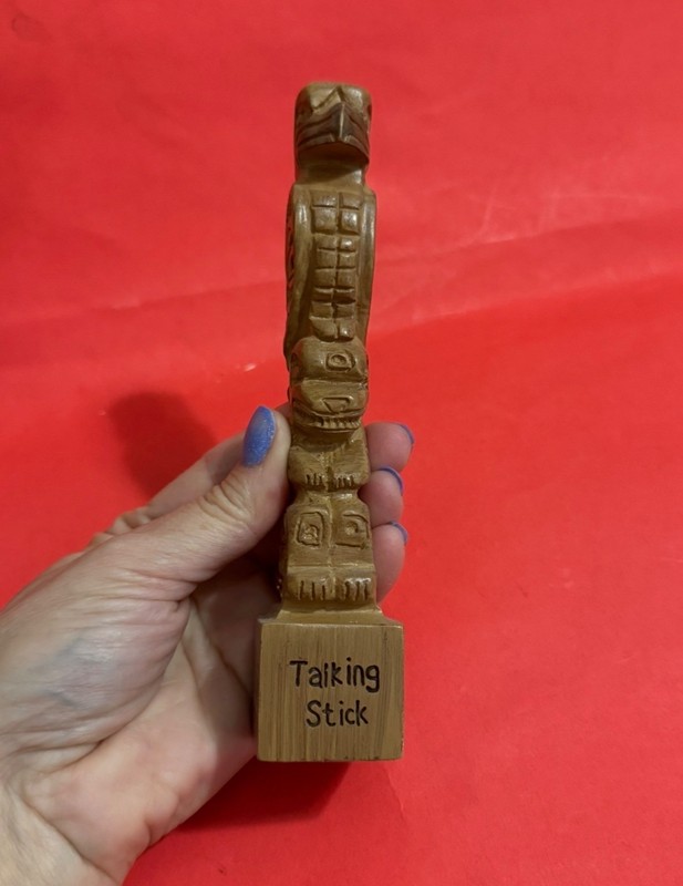 Franklin Covey’s 7 Habits of Highly Effective People Talking Stick Totem Pole