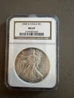 U.S. Mint 2008 American Silver Eagle $1 NGC MS69 1 oz .999 Cert 3197050-043