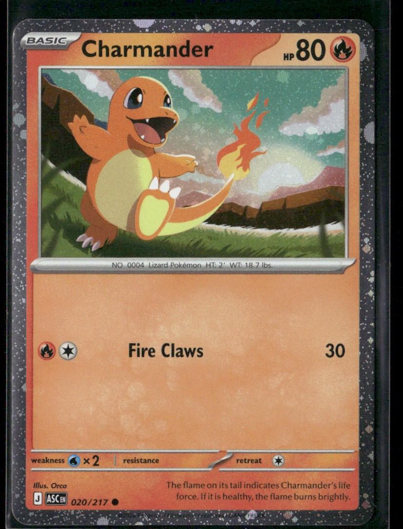 Charmander 020/217 Cosmos Holo - Pokemon TCG ME: Ascended Heroes NM