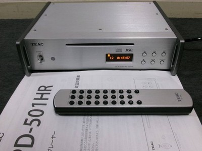 TEAC PD-501HR CD player with remote control tested Working Works well good