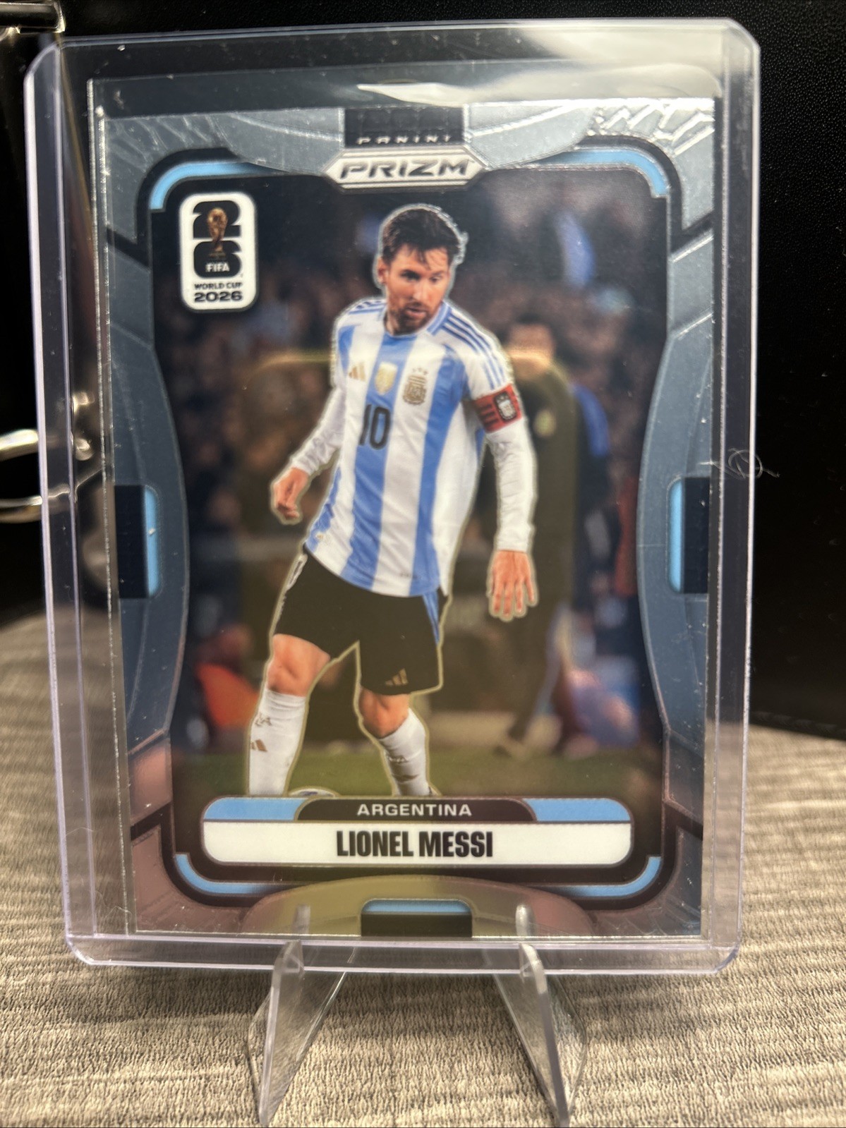 Leonel Messi Panini 2026 Prizm FIFA World Cup Argentina #10 view 2