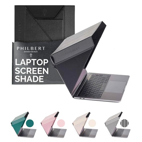 4-in-1 Laptop Sun Shade - Slim Hood Screen Shade, Privacy Screen, Heat Protec...