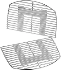 Stainless Steel Grill Cooking Grates for Weber Q200, Q220, Q2000, Q2200, Q2400 S