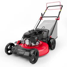 PowerSmart 170cc Self-Propelled 21" Gas Lawn Mower, 3-in-1, 6 Height Adjustment