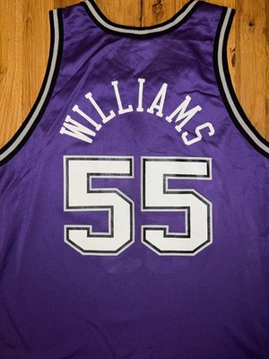 サクラメントキングス　ジェイソンウィリアムス　パープル　チャンピオン JASON WILLIAMS Champion SACRAMENTO KINGS Purple Jersey 44 NBA