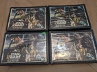 Star Wars Action Figure Carrying Collector Case x4 1977 Vintage