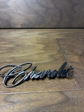 1970-1976 Chevy Impala Trunk Deck Lid Emblem Caprice BelAir Trim Molding Script