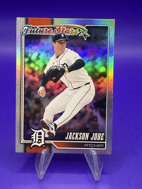 2026 Topps Series 2 Jackson Jobe Future Stars Rainbow Foil Refractor Tigers #532