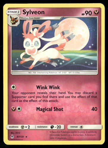 Sylveon 87/131 Rare Forbidden Light Pokemon NM/M