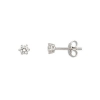Ohrstecker - Zirkonia 3,5 Mm - Sterlingsilber