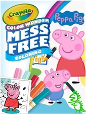 CRAYOLA Color Wonder - Peppa Pig Mess-Free Colouring Book (Includes 18 Colouring