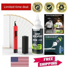 Professional Golf Grip Kit with Solvent  Hook Blade - Effortless Regripping