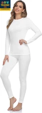 Women's Thermal Long Johns Fleece Lined Base Layer for Cold Weather