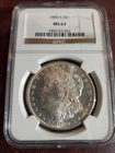 1880-S Morgan Silver Dollar MS63 NGC - Obverse Looks DMPL