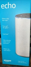 Amazon Echo 2nd Gen Smart Assistant Sandstone Fabric NEW IN BOX