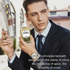 Men's Cologne 100ml, Citrus Pepper Patchouli Scent, Professional Daily Fragrance