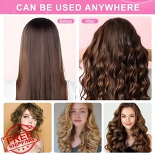 12pk Jumbo Self Grip Hair Rollers for Long Hair Salon DIY