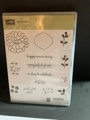 Stampin? Up! TIMELESS LOVE Clear-Mount Stamp Set