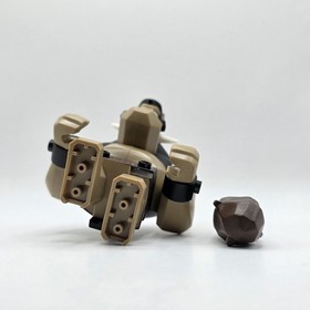 LEGO Troll Dark Tan with Black Armor Minifigure (cas423) Castle Fantasy Era 7097