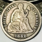 1888-S Seated Liberty Dime — photo from another recent sale