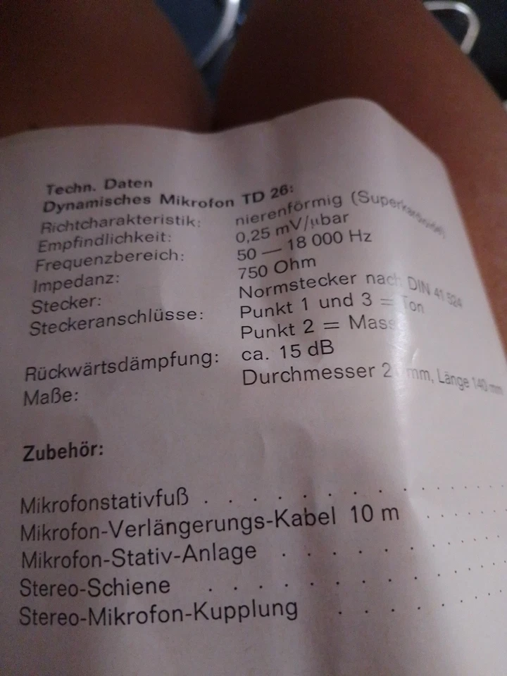 Telefunken TD26 Mikrofon - Bild 3 von 4