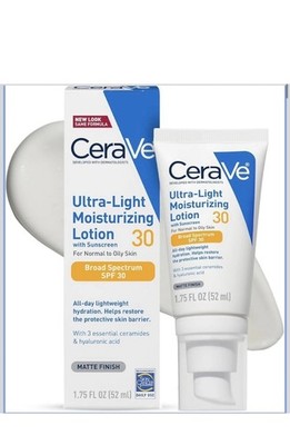  CeraVe *Exp:04/2028* Moisturizing Lotion SPF 30| Sunscreen and Face
