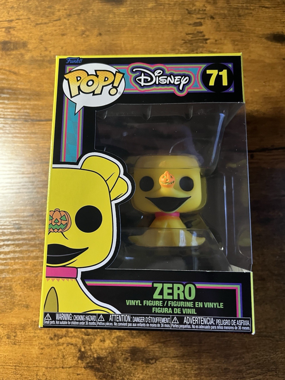 Funko Pop! Disney Zero #71 Black Light Vinyl Figure