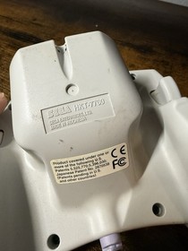 SEGA HKT-7700 Dreamcast Controller - White - Tested & Working yellowing Oem