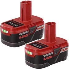 2pack 19.2 Volt XCP 8.0Ah Lithium Battery For Craftsman C3 Diehard PP2025 PP2030