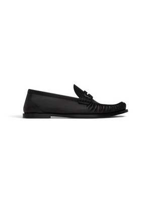 Saint Laurent YSL Laurent Black Leather Cassandre Penny Loafers Women s 7 EU 37 