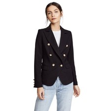 Lioness Palmero black tailored blazer size small