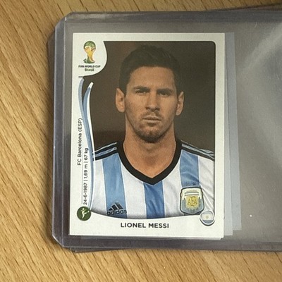 Lionel Messi Panini Sticker Argentina 2014 World Cup Number 430 