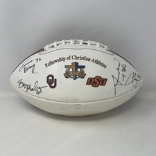 Justin Blackmon Tress Way Football Signed FCA Fellowship of Christian Athletes