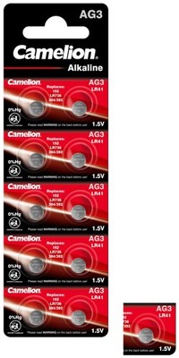10 Stück Camelion AG3 192 392 SR41 LR41 Knopfzelle 1,5V