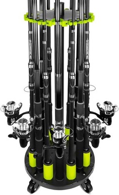 Fishing Rod Holder Garage Fishing Pole Holders Rod Rack Holds up to 20 Rods