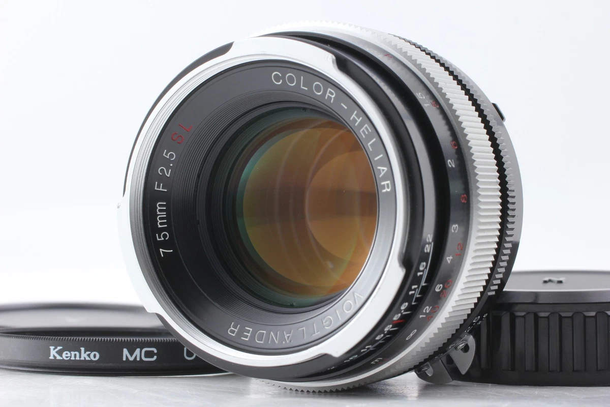 Voigtländer 75mm f/2.5 MC ライカLM中古良品 Voigtländer Camera Lenses 75mm Focal f/2.5 Maximum Aperture for